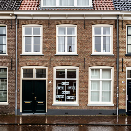 foto van ouderwetse huizen